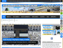 Tablet Screenshot of abhuk.com